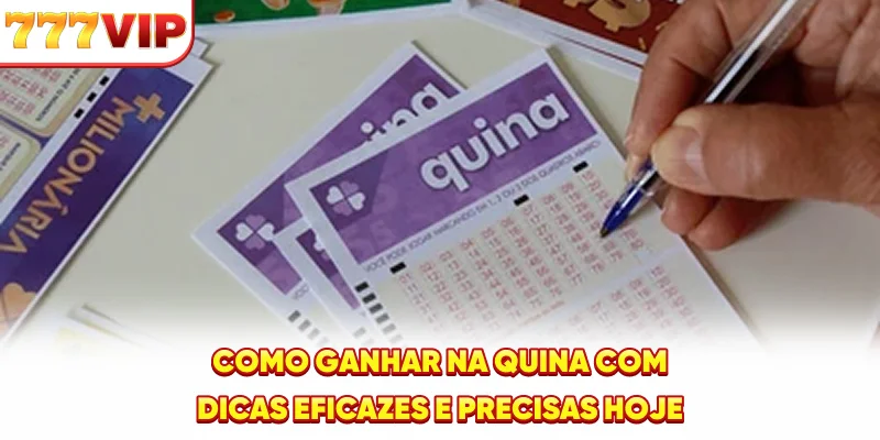 Como Ganhar Na Quina Com Dicas Eficazes E Precisas Hoje